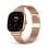 Ksix Smartwatch Iria AMOLED 1.7 2 Correas Metal y Siliciona Modo Deporte y Aalud Rosa