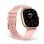 Ksix Smartwatch Iria AMOLED 1.7 2 Correas Metal y Siliciona Modo Deporte y Aalud Rosa