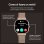 Ksix Smartwatch Iria AMOLED 1.7 2 Correas Metal y Siliciona Modo Deporte y Aalud Rosa
