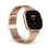 Ksix Smartwatch Iria AMOLED 1.7 2 Correas Metal y Siliciona Modo Deporte y Aalud Rosa