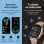 Ksix Smartwatch Iria AMOLED 1.7 2 Correas Metal y Siliciona Modo Deporte y Aalud Rosa