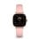 Ksix Smartwatch Iria AMOLED 1.7 2 Correas Metal y Siliciona Modo Deporte y Aalud Rosa