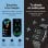 Ksix Smartwatch Iria AMOLED 1.7 2 Correas Metal y Silicona Modo Deporte y Salud Negro