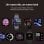 Ksix Smartwatch Iria AMOLED 1.7 2 Correas Metal y Silicona Modo Deporte y Salud Negro