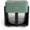 Create Air Fryer Mist Freidora De Aire De Cristal Con Vaporizador 4.2L 1300W Verde