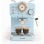 Create Thera Retro Cafetera Express Semiautomática Café Molido Y Monodosis 1,25L 1100W Azul