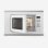 Universal Blue Speedybake Plus 6120W Microondas Integrable Con Grill 20 Litros Blanco
