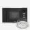 Universal Blue Speedybake Plus 6120B Microondas Integrable Con Grill 20 Litros Negro