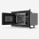 Universal Blue Speedybake Plus 6120B Microondas Integrable Con Grill 20 Litros Negro