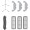 Kit d'accessoires de remplacement Dreame pour D10 Plus Gen2
