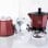 Cafetiere Italienne Cecotec Cumbia Mokclassic 1200 Garnet 775 ml Filtre Acier Ergonomique