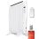 Radiador Eléctrico Evvo Home C6 900W compacto con control WiFi, voz y bloqueo infantil