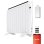 Radiador Eléctrico EVVO C10 1500W hasta 20m2 control WiFi voz temporizador seguridad