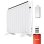Radiador Eléctrico EVVO C10 1500W hasta 20m2 control WiFi voz temporizador seguridad