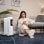 Cecotec ReadyWarm 750 Space White Radiateur électrique compact 1500 W avec commande manuelle et système anti-basculement