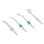 Packung Cecotec Bamba Toothcare 1200 Jet Pro Düsen, Originalersatz