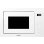 Microondas EVVO Mi45 Glass Wh 25L 1200W Grill Display Digital Cristal Blanco