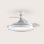 Ventilador de Techo Evvo Home V450 Invisible 40W Blanco LED 6 Velocidades Aspas Retráctiles