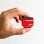 Interruptor inteligente Shelly Bluetooth 30m/2.4GHz Wi-Fi 16A Rojo Montaje en Pared