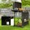 Outsunny Barbacoa De Gas Con 4+1 Quemadores 12 Kw Termómetro Mesa Lateral Negro