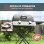 Outsunny Grelhador a Gás Com 2 Queimadores De Aço Inoxidável 2,8 Kw Com Rodas