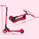 Sportnow Patinete Eléctrico Plegable Motor 120 W Autonomía 6 Km Max 10 Km/h Rojo
