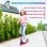 Sportnow Patinete Eléctrico Plegable Motor 120 W Autonomía 6 Km Max 10 Km/h Rojo