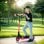 Sportnow Patinete Eléctrico Plegable Motor 120 W Autonomía 6 Km Max 10 Km/h Rosa