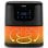 Princess 183014 Freidora Aire 1700W Capacidad 5.2L Pantalla Digital Negra