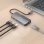 ASUC-6P019-GR Station d'accueil USB-C 6 en 1 AISENS PC