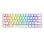 Tastiera da gioco 60% LED RGB ottico bianco USB tipo C per PC