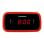 Sunstech FRD60RD Despertador Radio FM LED Vibración Alarma Dual Rojo