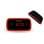 Réveil radio Sunstech FRD60RD écran LED double alarme avec vibreur rouge