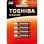 Lot de 4 piles alcalines AAA 1,5 V Toshiba LR03 594922