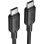 Vention TRCBF Cable USB 2.0 Tipo-C 3A 60W 1m Negro