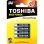 Toshiba LR03GCP BP-4 Pack 4 Pilas AAA Alcalinas 1.5V Alta Potencia