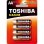 Toshiba Alkaline LR6 Pack de 4 Pilas AA Alcalinas 1.5V