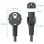 Câble d'alimentation Vention ZCKBAC IEC C5 1,8 m noir