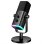 FIFINE AMPLIGAME AM8 Micrófono Dinámico XLR/USB RGB para Streaming y Podcasting