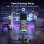 FIFINE AMPLIGAME AM8 Micrófono Dinámico XLR/USB RGB para Streaming y Podcasting