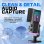Fifine AMPLIGAME AM6 Micrófono USB Condensador RGB Control Juego/Chat Negro