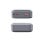 Carregador portátil Ksix de 20.000 mAh, carregamento rápido PD de 22,5 W, carregamento simultâneo, cabo USB-C convertível + pega, ecrã LED, preto