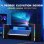 Fifine AmpliGame A22 Sistema de Altavoces Bluetooth 2.1 RGB para PC con Subwoofer Negros