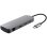 TRUST Dalyx Adaptador Multipuerto 8 en 1 Gris