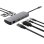 TRUST Dalyx Adaptador Multipuerto 8 en 1 Gris