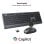 Owlotech MK700 Combo Teclado y Ratón Low Profile Dark Grey
