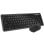 Tastiera wireless a basso profilo PcCom Essential Combo MK20 + mouse con Copilot nero