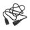AISENS A132-0171 Cable Alargador CPU 1.5m 100% Cobre IEC C13/H-C14/M Negro
