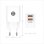 Tech One Tech TEC2403 Cargador de Pared 2xUSB 2.4A + Cable USB-C Blanco