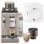 DeLonghi Rivelia Cafetera Superautomática Molinillo 19 Bares Beige + WiZ Enchufe Inteligente WiFi